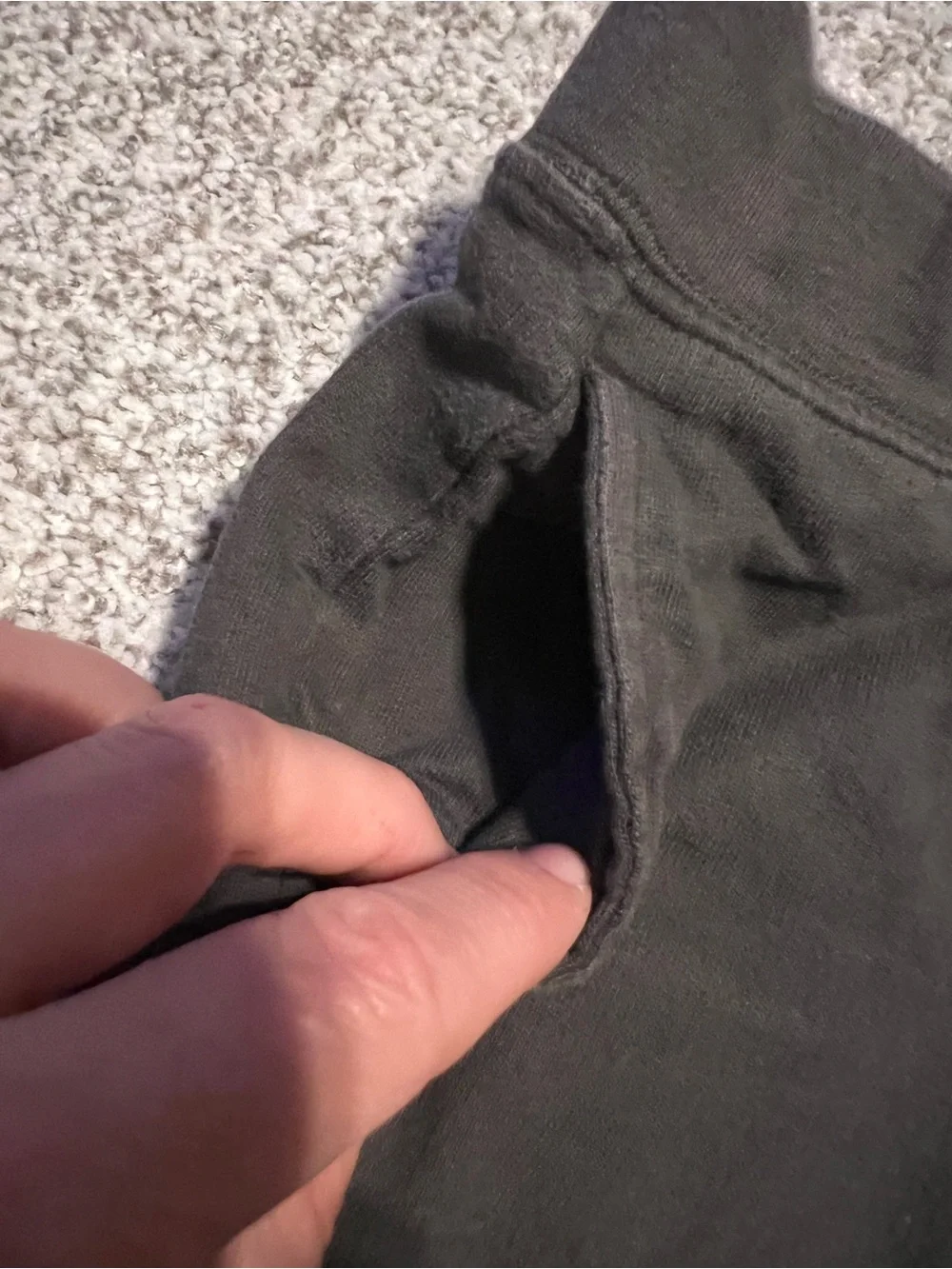 Carter's Black Kids Jogger Pants with Cuffed Ankles